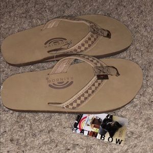 Brand new rainbow sandals